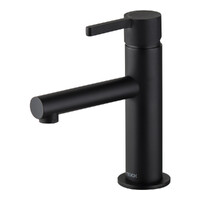 Aloe Basin Mixer Matt Black Brasshards 11SL970ML