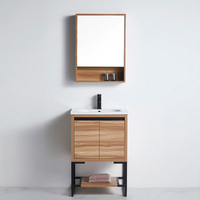 BNK Shaving Mirror Cabinet and Bathroom Vanity Cabinet 600mm Versilla MC-62060(MP) & CB-43060(MP)