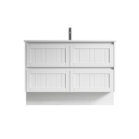 NAGA Bathroom 1200mm PVC Vanity Cabinet and Single or Double Basin PB-01120S/D & Armonia-1200