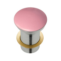 Fienza Ceramic Cap Pop-Up Waste 32mm Matte Pink WAS59P