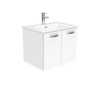 Fienza Joli Unicab Bathroom Wall Hung Vanity 600 Gloss White JOL60J