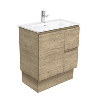 Fienza Joli Edge Bathroom Vanity 750 Vanity on Kickboard Scandi Oak JOL75SK