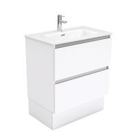 Fienza Joli Quest Bathroom Vanity on Kickboard 750 White JOL75QK