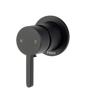 Aloe Shower Mixer (60Mm Backplate) Matt Black Brasshards 11SL972M