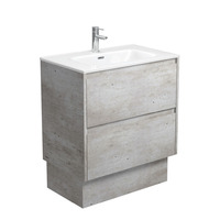 Fienza Joli Amato 750 Bathroom Vanity on Kickboard Industrial Grey JOL75BXK