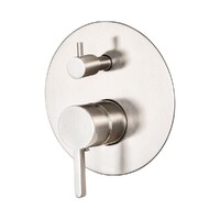 Aloe Shower Diverter Mixer Brushed Nickel Brasshards 11SL974B