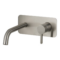 Aloe Wall Plate Mixer Cold Start Brushed Nickel Brasshards 11SL975BL