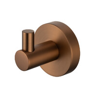 Chia Robe Hook Brushed Bronze Brasshards 13RRH01Z