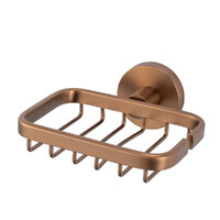 Chia Soap Basket Brushed Bronze Brasshards 13RSB01Z