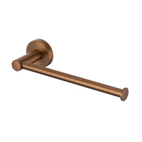 Chia Hand Towel / Spare Toilet Roll Holder Brushed Bronze Brasshards 13RSTH01Z