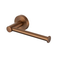 Chia Toilet Roll Holder Brushed Bronze Brasshards 13RTH01Z