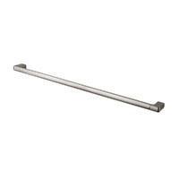 Sandalwood Single Towel Rail 800Mm Brushed Nickel Brasshards 13SA204B