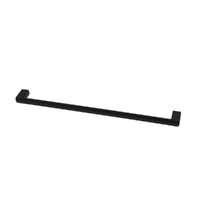 Sandalwood Single Towel Rail 600Mm Matt Black Brasshards 13SA205M