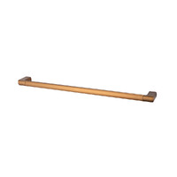 Sandalwood Single Towel Rail 600Mm Brushed Bronze Brasshards 13SA205Z