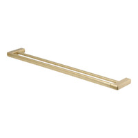 Sandalwood Double Towel Rail 800Mm Brushed Gold Brasshards 13SA206A