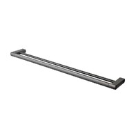 Sandalwood Double Towel Rail 800Mm Gun Metal Brasshards 13SA206G