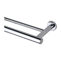 Cedar Double Towel Rail 600Mm Chrome Brasshards 13ZDR600