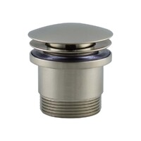 Universal Dome Pop Up Waste Brushed Nickel Mixx Tapware & Accessories Brasshards 9WA042B