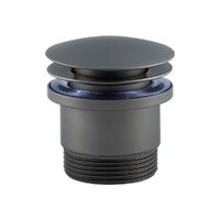 Universal Dome Pop Up Waste Gun Metal Mixx Tapware & Accessories Brasshards 9WA042G