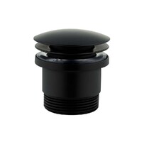 Universal Dome Pop Up Waste Matt Black Mixx Tapware & Accessories Brasshards 9WA042M