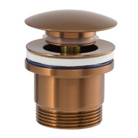 Universal Dome Pop Up Waste Brushed Bronze Mixx Tapware & Accessories Brasshards 9WA042Z