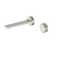 Basin Mixer Venza Two hole Deck mounted PVD Brushed Nickel Greens Tapware LF23203522BN