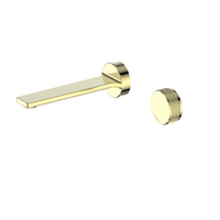 Basin Mixer Venza Two hole Deck mounted PVD Brushed Brass Greens Tapware LF23203522BB