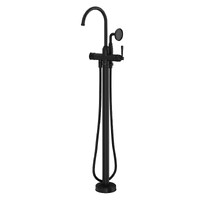 Cromford Floor Mounted Bath Mixer with Hand Shower Phoenix Tapware 134-7451-10