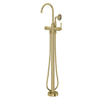 Cromford Floor Mounted Bath Mixer with Hand Shower Phoenix Tapware 134-7451-12