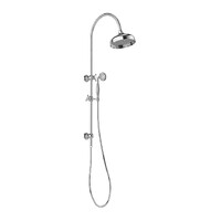 Cromford Twin Shower 210mm Rose Phoenix Tapware 134-6502-00
