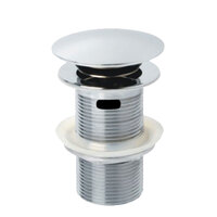 Fienza Metal Cap Pop-Up Waste 32mm with Overflow Chrome WAS58