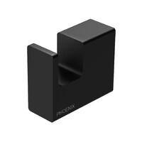 Lexi MKII Robe Hook Matte Black Phoenix Tapware 123-8400-10