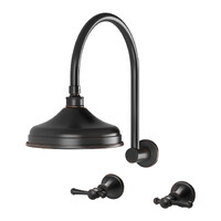 Nostalgia Lever Shower Set Antique Black Phoenix Tapware NS121L-33