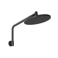 Ormond High-Rise Shower Arm & Rose - 4 Star Matte Black Phoenix Tapware 609-5304-10