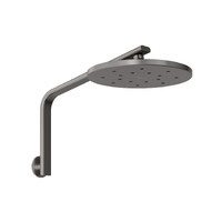 Oxley High-Rise Shower Arm & Rose - 4 Star Brushed Carbon Phoenix Tapware 610-5304-31