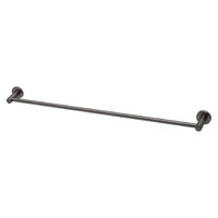 Radii Single Towel Rail 800mm Round Plate Phoenix Tapware RA803-31
