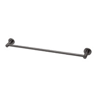 Radii Single Towel Rail 600mm Round Plate Phoenix Tapware RA804-31