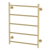 Radii Heated Towel Ladder 550 x 740mm Round Plate Phoenix Tapware RA8750-12