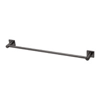Radii Single Towel Rail 600mm Square Plate Phoenix Tapware RS804-31