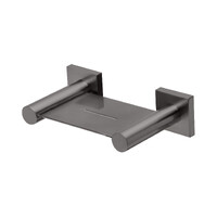 Radii Soap Dish Square Plate Brushed Carbon Phoenix Tapware RS895-31