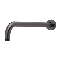 Vivid Shower Arm 400mm Round Brushed Carbon Phoenix Tapware V6000-31