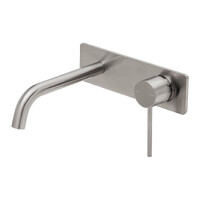 Vivid Slimline SwitchMix Wall Basin Bath Mixer Set 180mm Phoenix Tapware VS2810-40-1