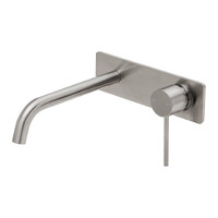 Vivid Slimline SwitchMix Wall Basin Bath Mixer Set 230mm Phoenix Tapware VS2830-40-1