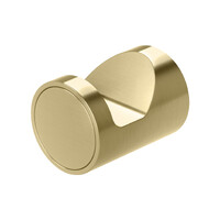 Vivid Slimline Robe Hook Brushed Gold Phoenix Tapware 111-8400-12