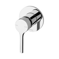 Vivid Slimline Oval SwitchMix Shower Wall Mixer Phoenix Tapware VV2800-00-1