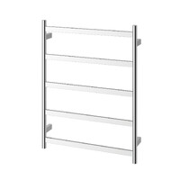 Phoenix Five Flat Bar Heated Towel Ladder 550mm x 740mm Phoenix Tapware 652-8750-00