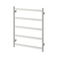 Phoenix Five Flat Bar Heated Towel Ladder 550mm x 740mm Phoenix Tapware 652-8750-40