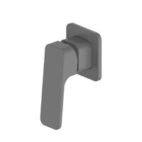 Swept Shower Mixer-Gunmetal PVD Gun Metal Greens Tapware LF1860257GM