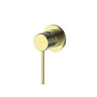 Maci Shower With Mini Plate PVD Brushed Brass Greens Tapware LF2120258BB