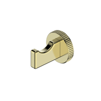 Venza Robe hook  PVD Brushed Brass Greens Tapware 2320090BB